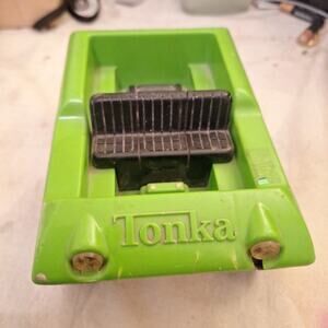 Vintage 1970's Tonka 6 Wheel Amphibius ATV Green Pressed Steel USA